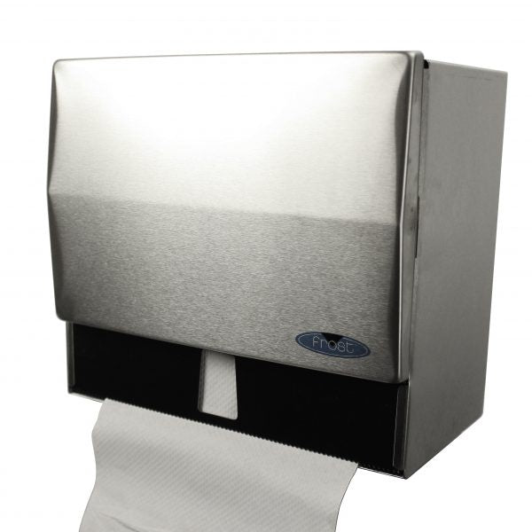 FROST 103 ROLL&SINGLE FOLD TOWEL DISP. STAINLESS.