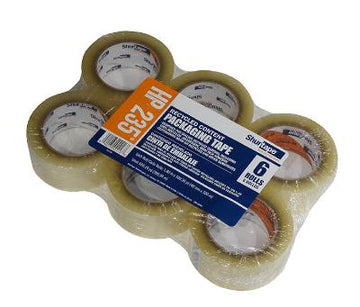 Clear Carton Sealing Tape - 48mm x 100m (6-Pack)