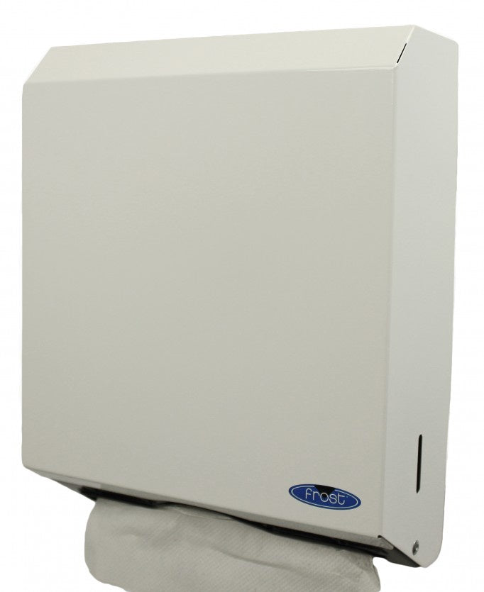 FROST 105 MULTI FOLD TOWEL DISPENSER . WHITE. WITH LOCK