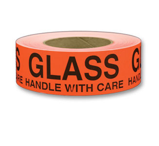 Glass HWC Label - 2 x 5 (500/RL)