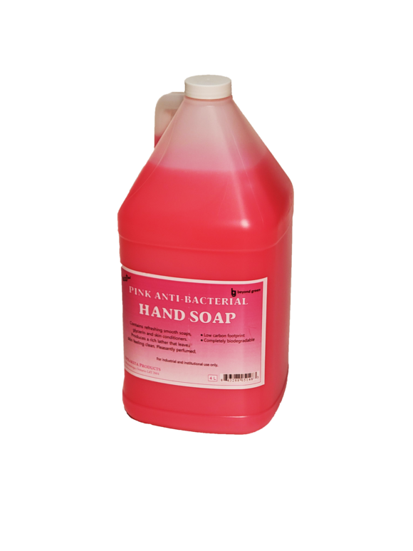 White/Pink  Antibacterial Hand Soap - 4x4L