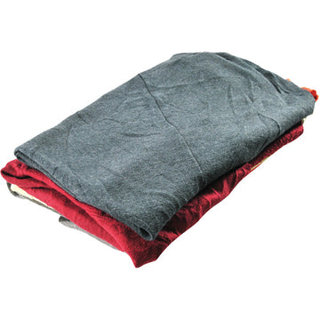 Recycled Material Wiping Rags, 10 LBS